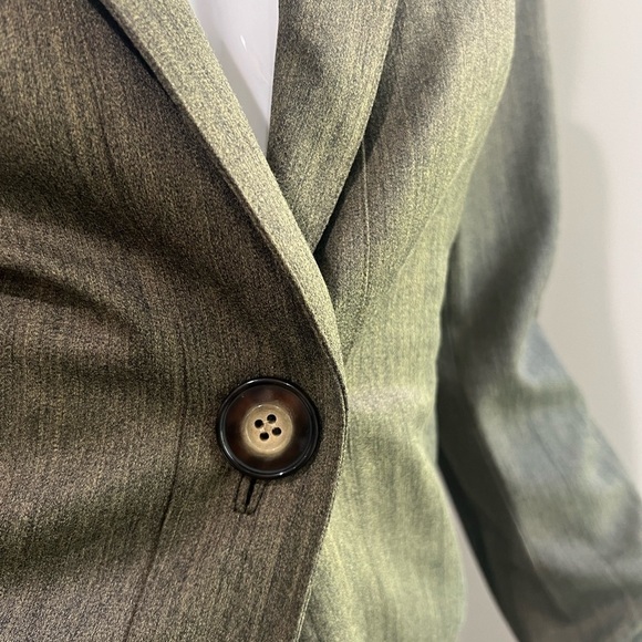 Lafayette 148 New York Olive Pantsuit - Picture 4 of 16